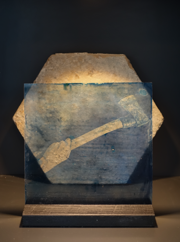 cyanotype sur verre (marteua)O1